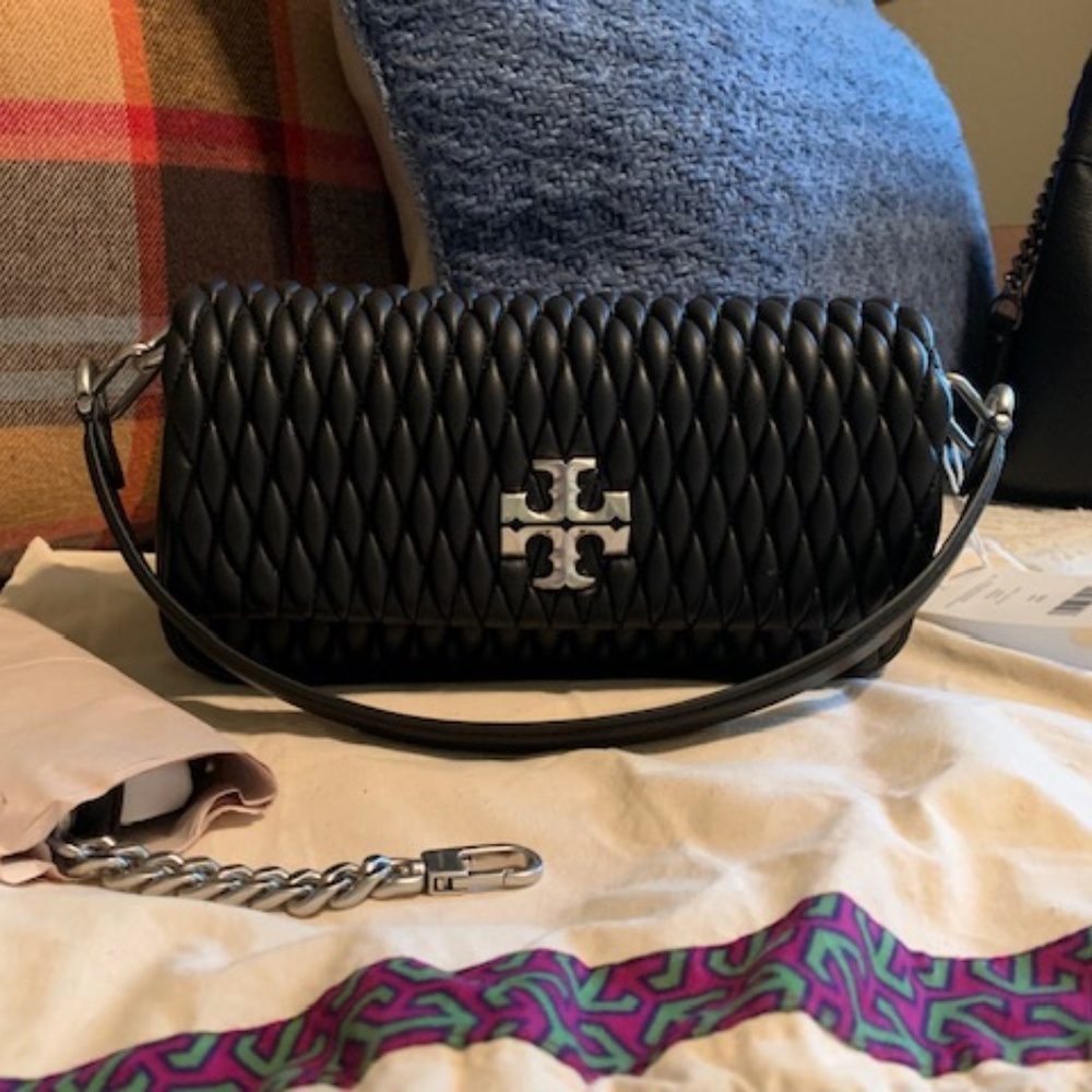 Tory Burch Kira Ruched Shoulder Bag